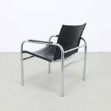 Fauteuil « Klinte » en cuir par Tord Björklund pour Ikea, années 1980