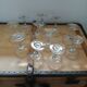 11 antique champagne glasses