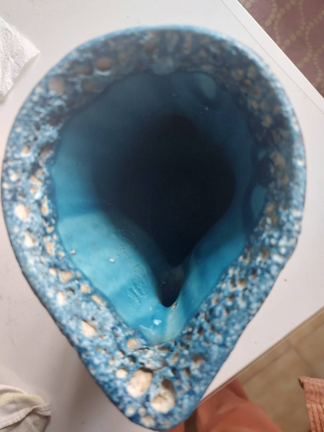 Ancien vase fatlava, style Vallauris