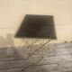 Vintage side table magazine rack