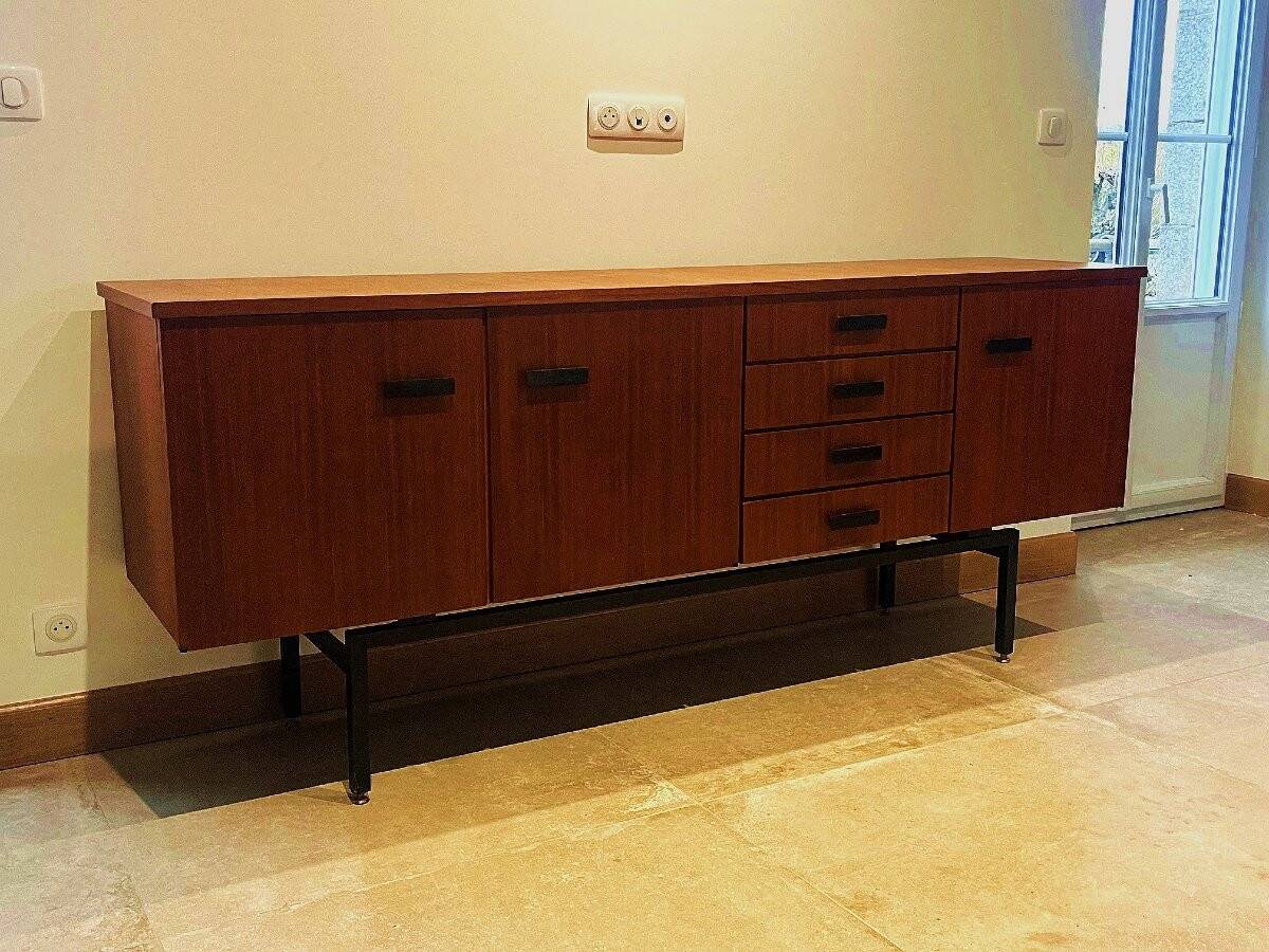 Vintage teak enfilade from the 60s-70s.