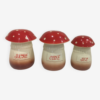 Pots à épices champignons