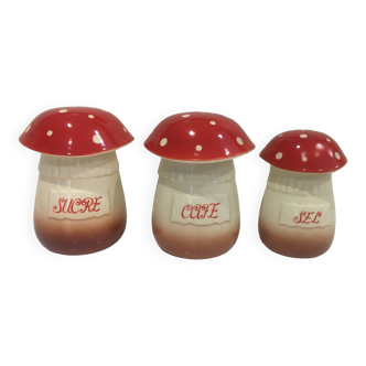 Pots à épices champignons
