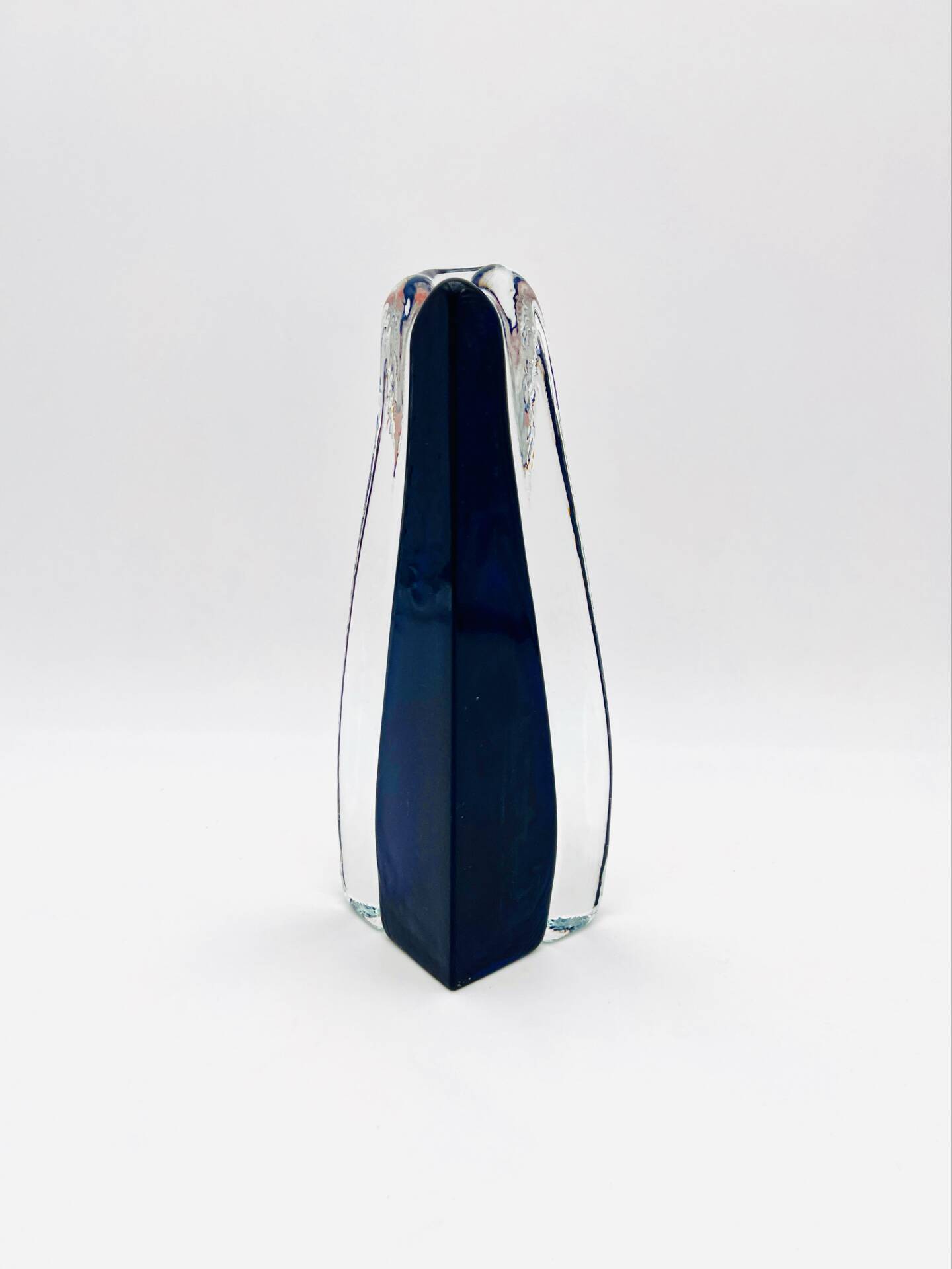 Vase Sculptural Sommerso - Václav Hanuš - Design Tchécoslovaque 60s