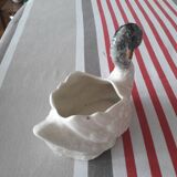 Vintage ceramic swan