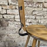 Set of 3 vintage 1970s bar stools