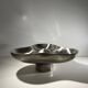Plat tripartite, acier inoxydable,Georg Jensen, Danemark 1970s