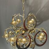 Vintage chandelier 70s planet
