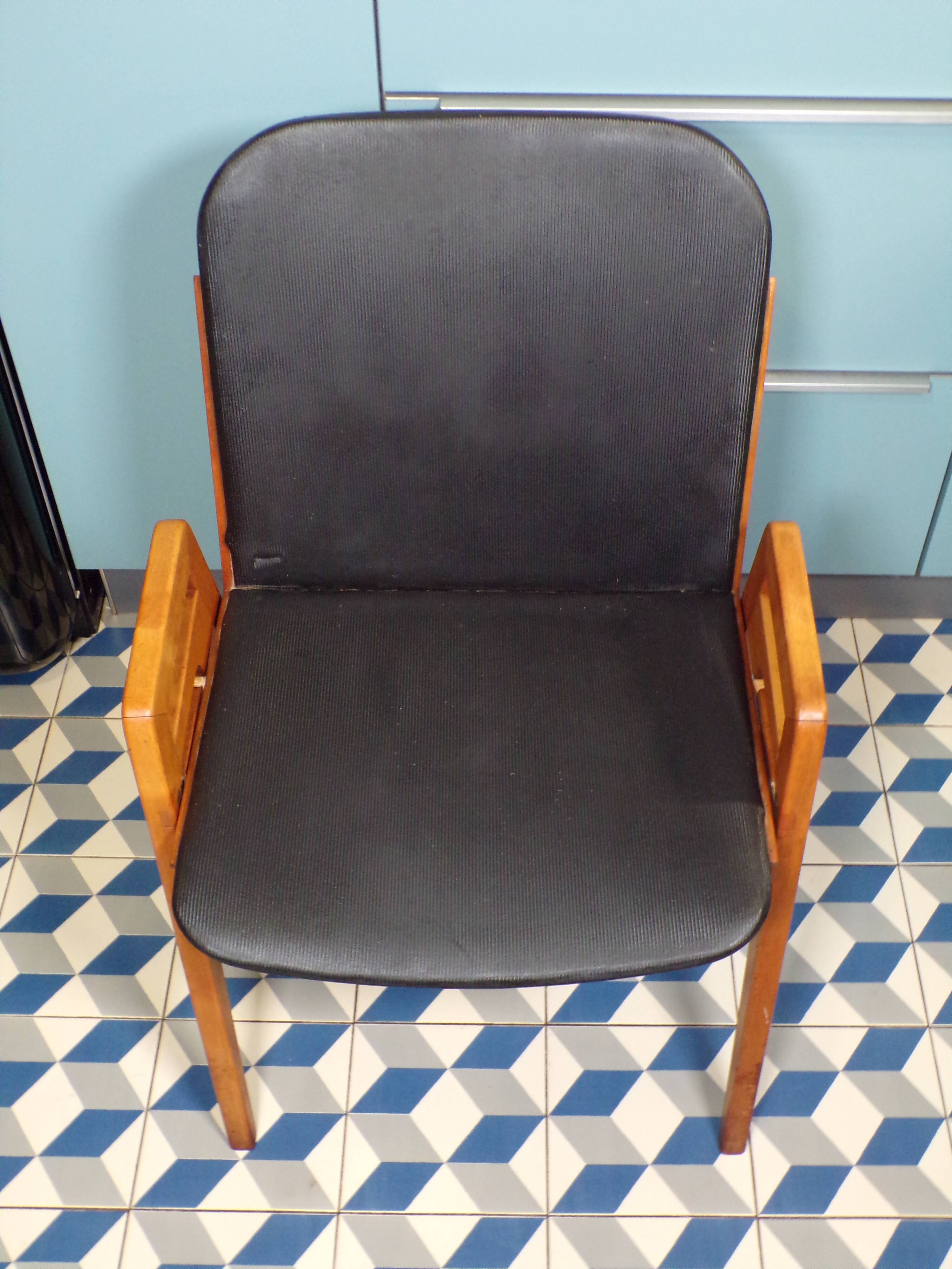 Fauteuil vintage suisse Aermo à système