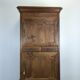 Standing man Louis XV in carved and marquetry cherry wood with a star.