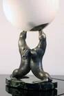 Louis Carvin otter lamp