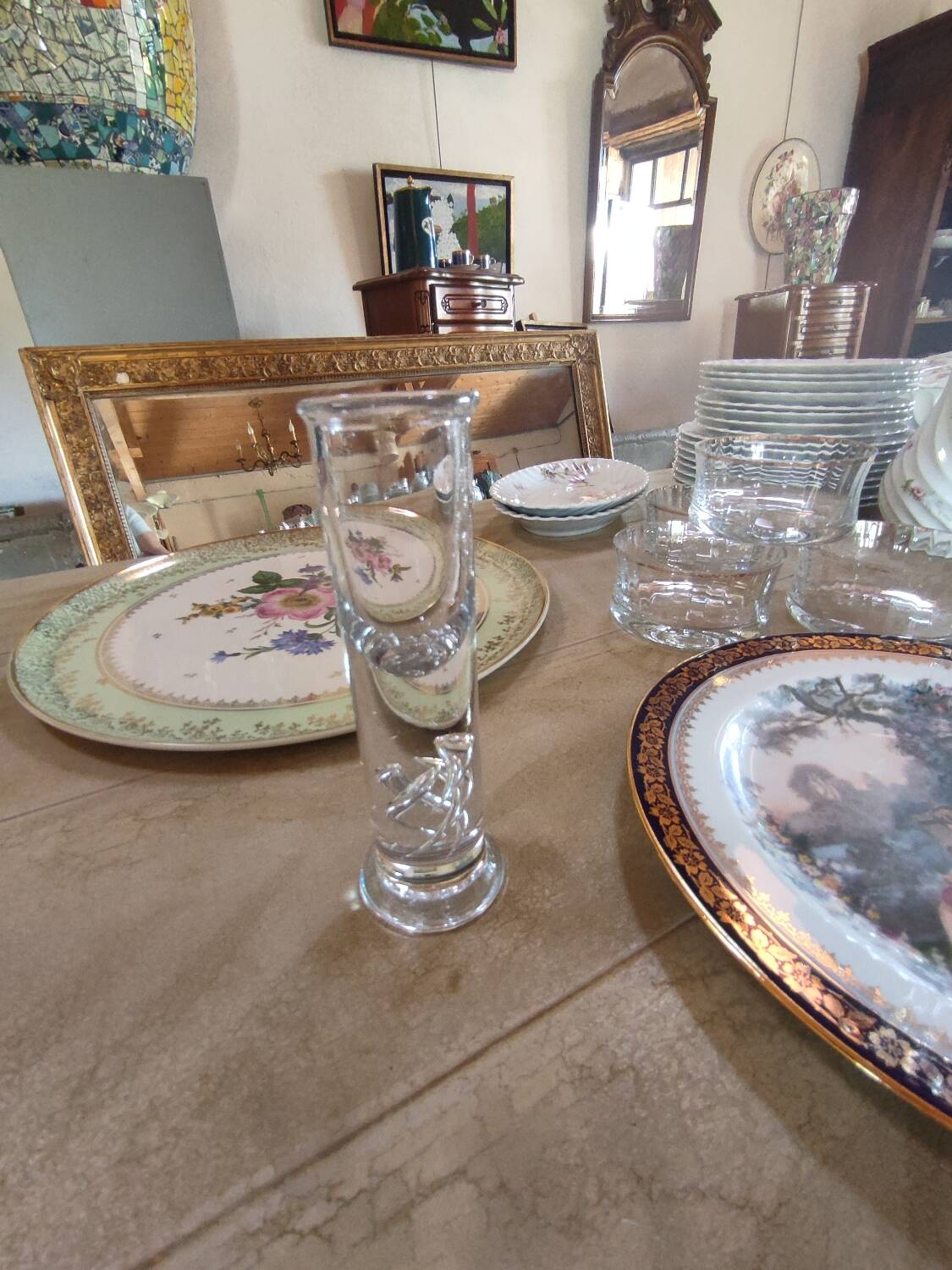 Bang olufsen crystal soliflore vase