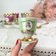Set de 6 coquetiers vintage en porcelaine de limoges