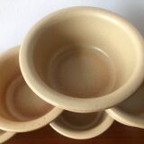 Natural stoneware cups