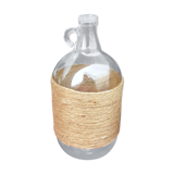 Demijohn 30cm glass and sisal rope