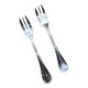 Pair of Christofle silver-plated cake forks, Albi model