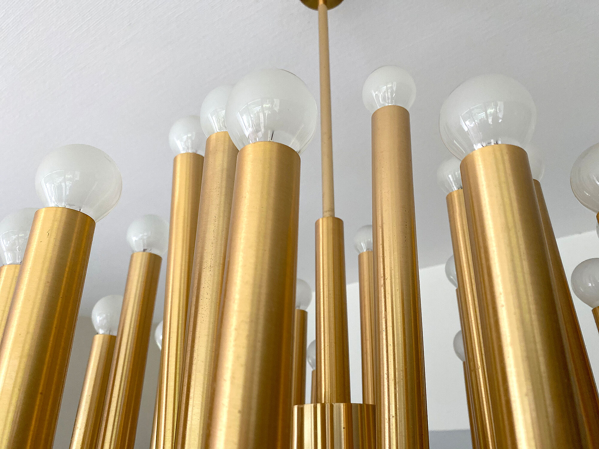 Large and superb Vintage Sputnik Chandelier from Sciolari, Italy, 60s