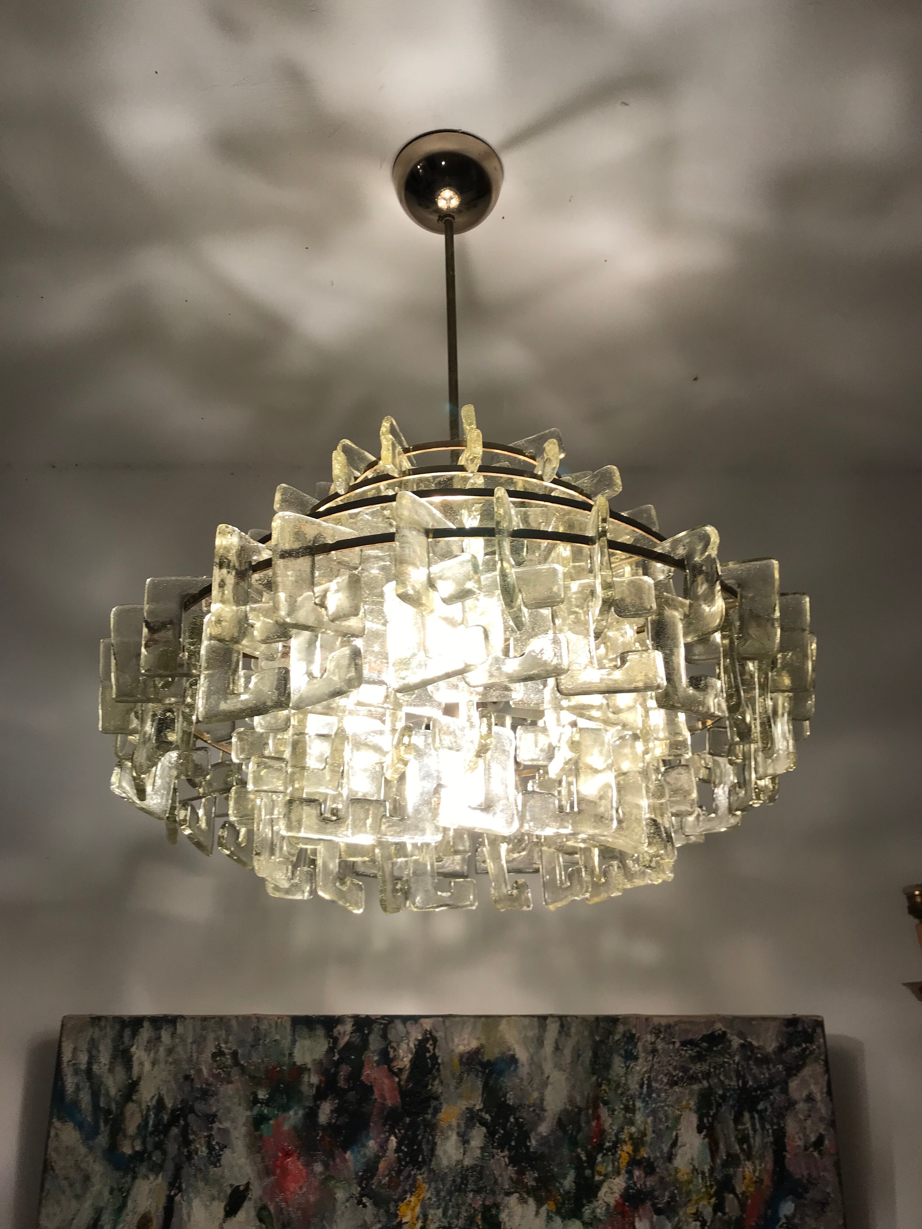 Carlo Nason glass chandelier