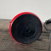 Lampe 1970 Kama Keur métal rouge