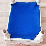 Old Footrest Toile de Jouy to restore