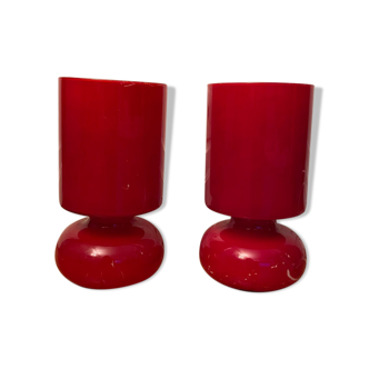 Red Lykta bedside lamp