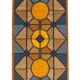 Scandinavian 20th century modern flat weave rug by Britta Swefors. 212 X 13