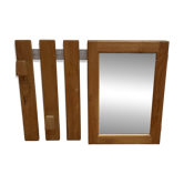 Rangement / miroir suspendu design scandinave 1960.