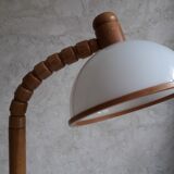 Wooden floor lamp, dutch design by steinhauer