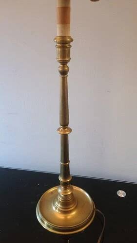 Floor lamp Table lamp signed Malabert house 1930 Art Deco DLG rings Quinet
