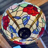 Tiffany-style glass pendant light