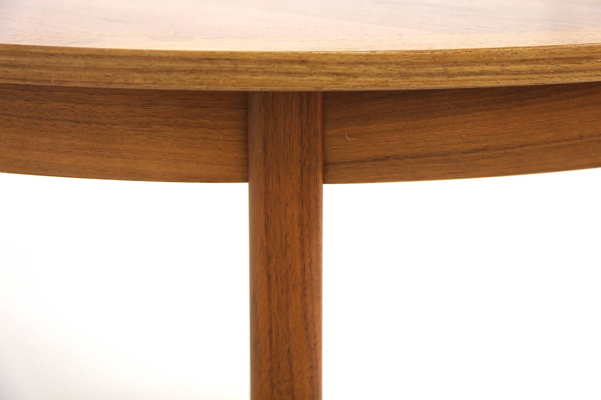 Scandinavian walnut dining table, Sweden, 1960s