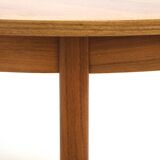 Scandinavian walnut dining table, Sweden, 1960s