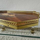 60s marquetry tray
