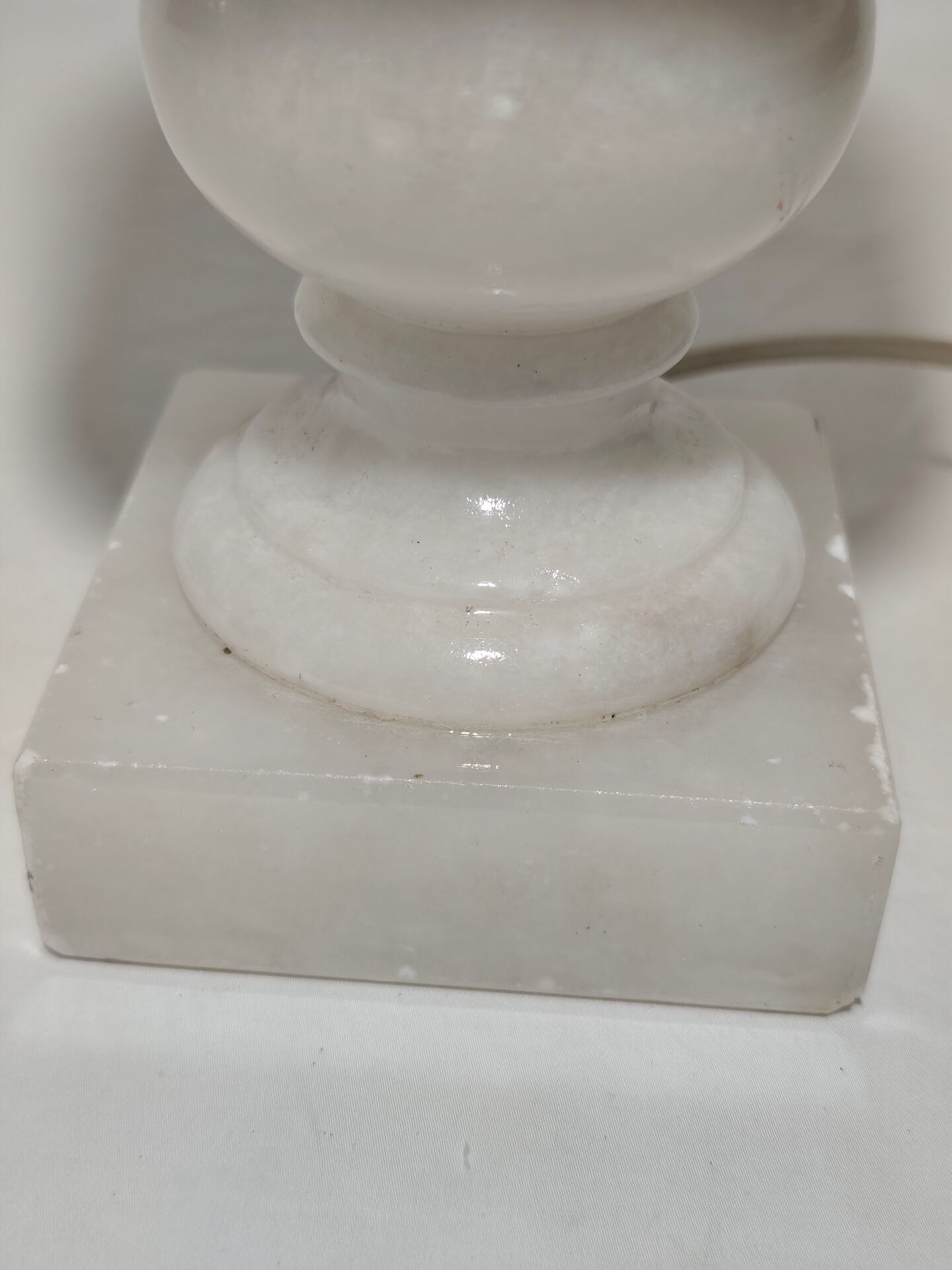 Lampe de table en albâtre, Espagne, années 1960