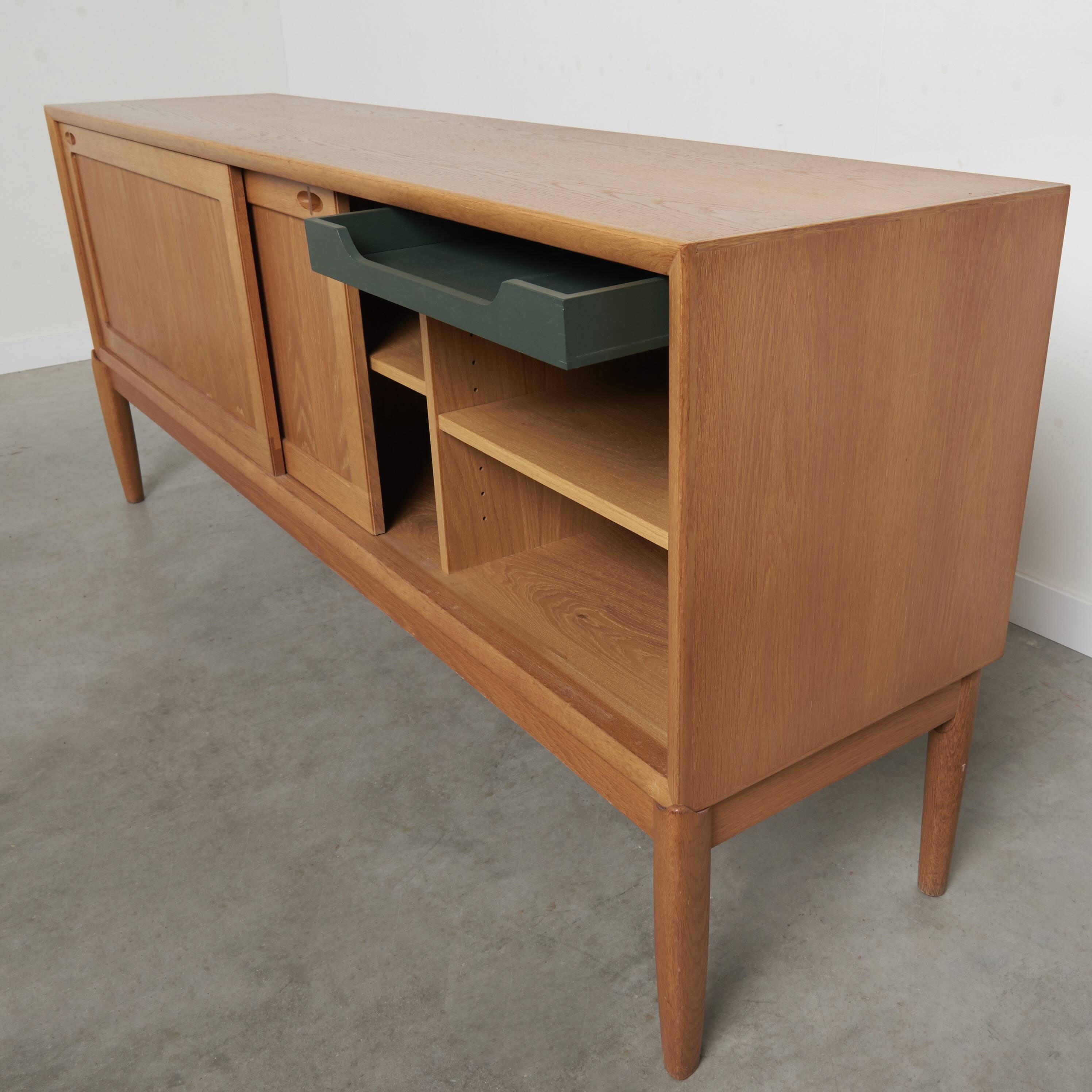Mid century oak sideboard by Bramin, 1960s