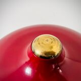 VEB Leuchtenbau - Lutz Rudolph - Glossy Red mushroom Desk lamp