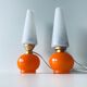 Paire de lampes de chevet vintage