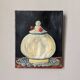 Small oil on canvas still life painting countryside style slow decoration
