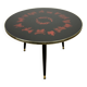 able cocktail tripode verre et bois années 50