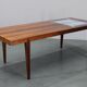 Mid-century Danish Haslev Mobelsnedkeri coffee table, ceramic tile inlay, 1960s