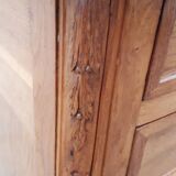 Oak and marble chest of drawers