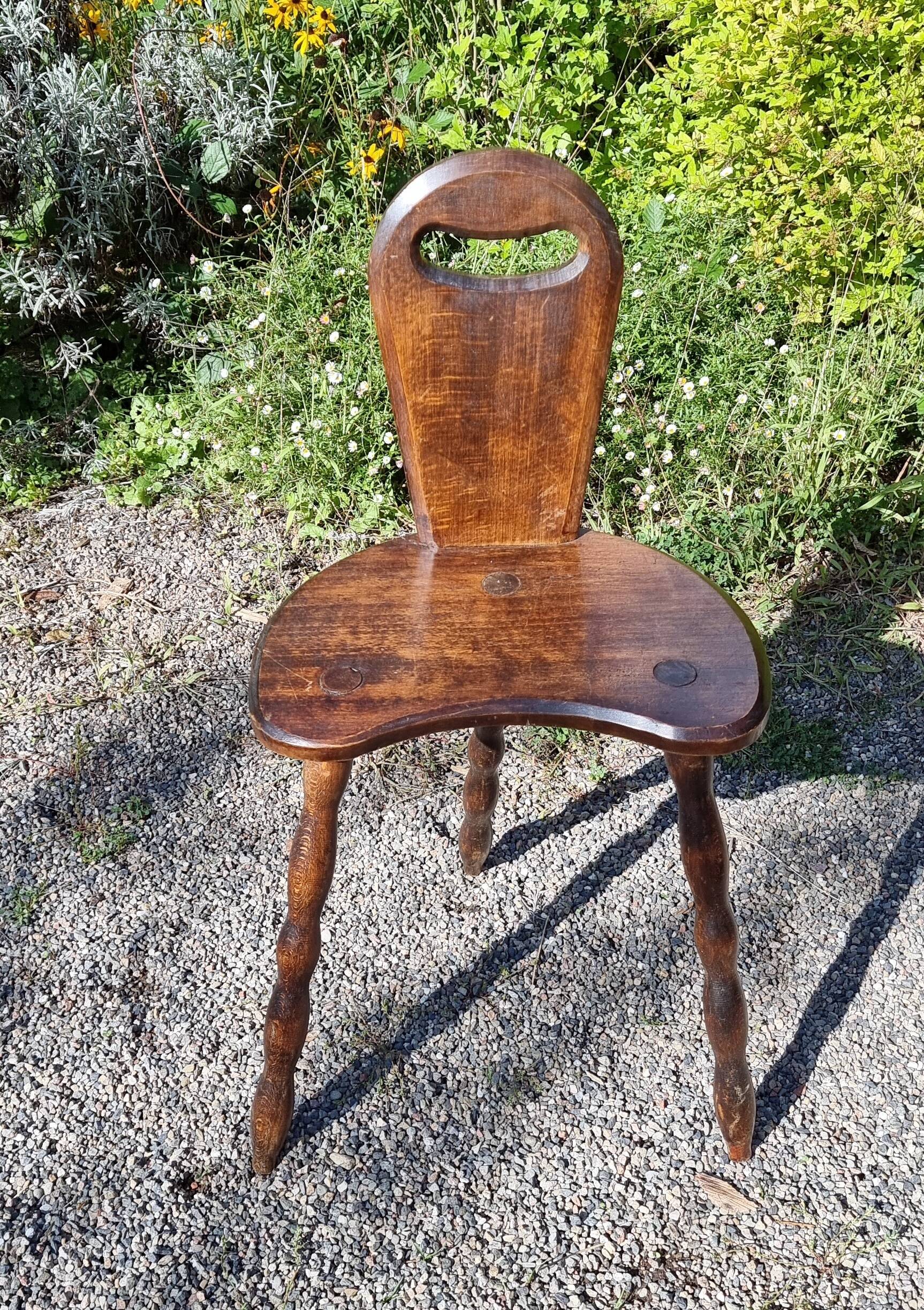1950s chalet tripod chair