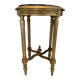 Table de milieu avec marbre de style Louis XVI
