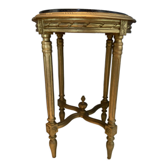 Center table with Louis XVI style marble