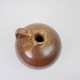 Brown stoneware vase / pitcher