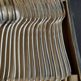 12 Christofle table forks and 12 spoons
