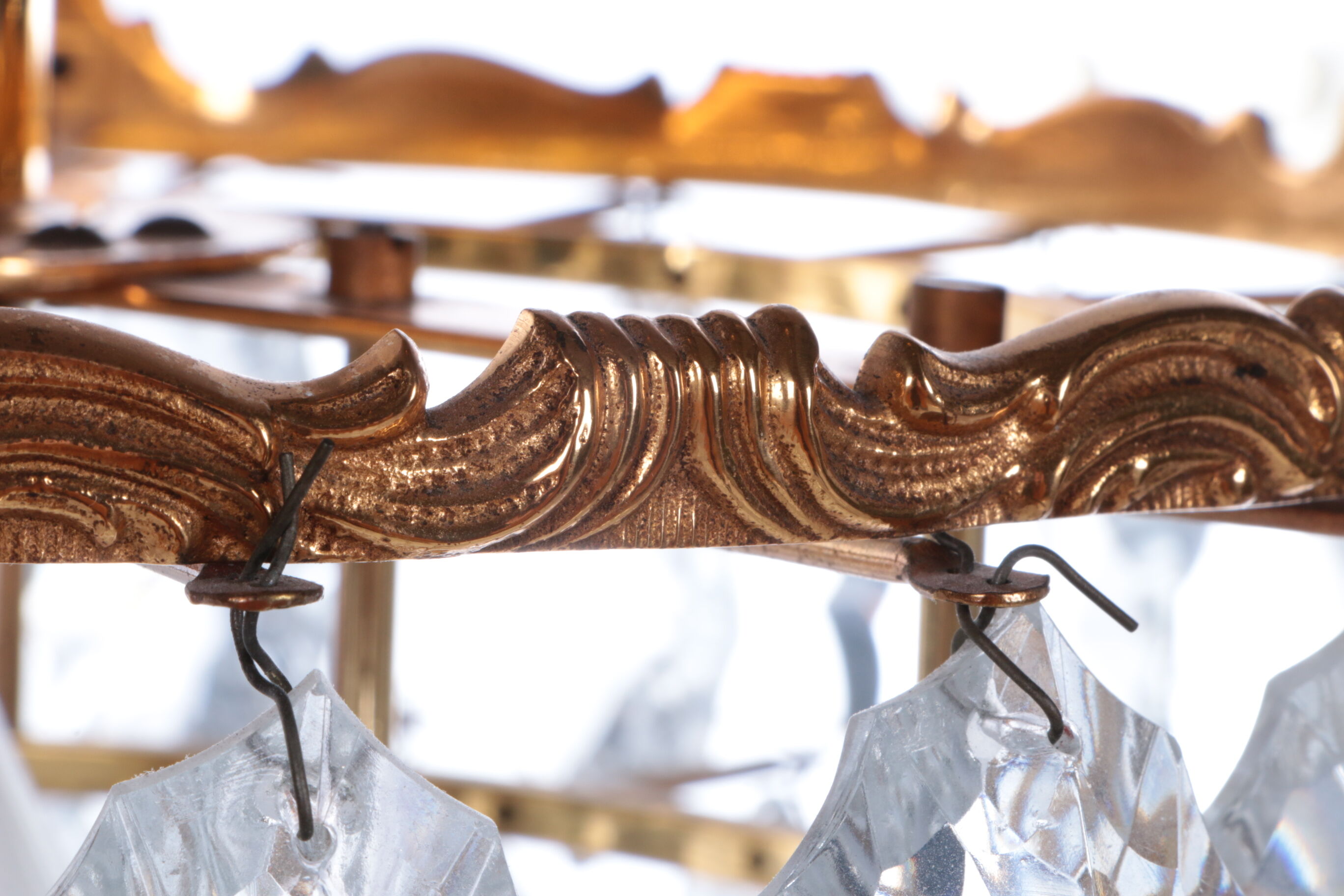 Vintage chandelier design by Christoph Palme,1960 Germany