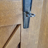 Vintage wardrobe wardrobe oak, 50s