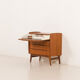 Commode danoise avec bureau caché ou coiffeuse, années 1960