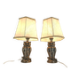 Pair of silver owl lamps by Loevsky & Loevsky, 1960s